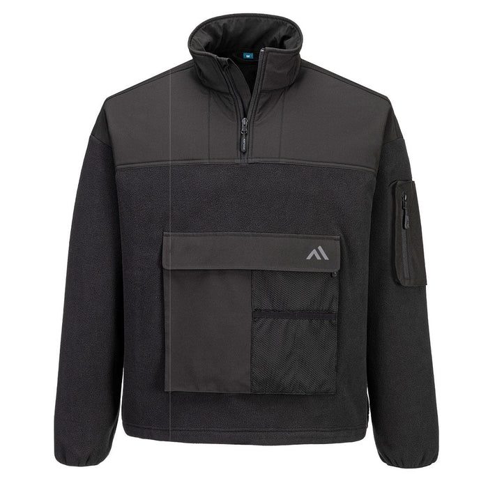 Portwest KX378 - KX3 Sport 1/4 Zip Fleece - Black