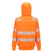 Portwest PW321 Hi-Vis Zipped Winter Hoodie Orange