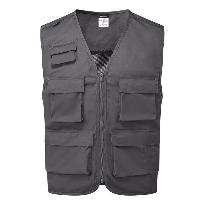 Portwest C704 - Work Vest - Metal Grey