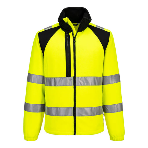 Portwest CD807 - WX2 Eco Hi-Vis Fleece - Yellow/Black