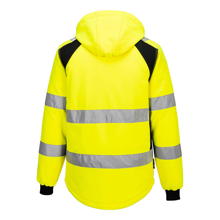 Portwest CD809 - WX2 Eco Hi-Vis Padded Softshell (2L) Yellow/Black