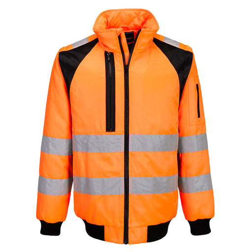 Portwest CD898 - WX2 Hi-Vis 2-in-1 Pilot Jacket - Orange/Black