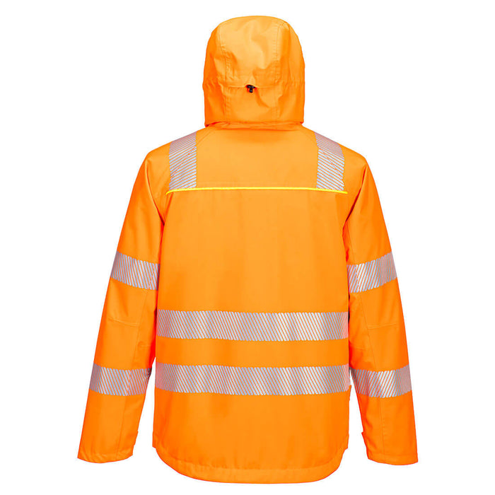 Portwest DX4 Hi-Vis Rain Jacket Orange