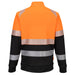 Portwest DX490 - DX4 Hi-Vis Class 1 Funnel Neck Zipped Sweatshirt - Orange/Black