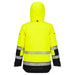 Portwest EV401 - EV4 Hi-Vis Expedition Parka Jacket Yellow/Black