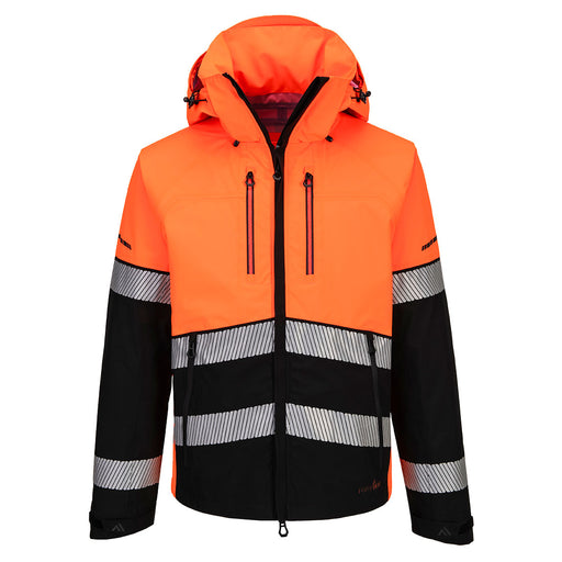Portwest EV465 - EV4 Hi-Vis Shell Jacket (3L) Orange/Black