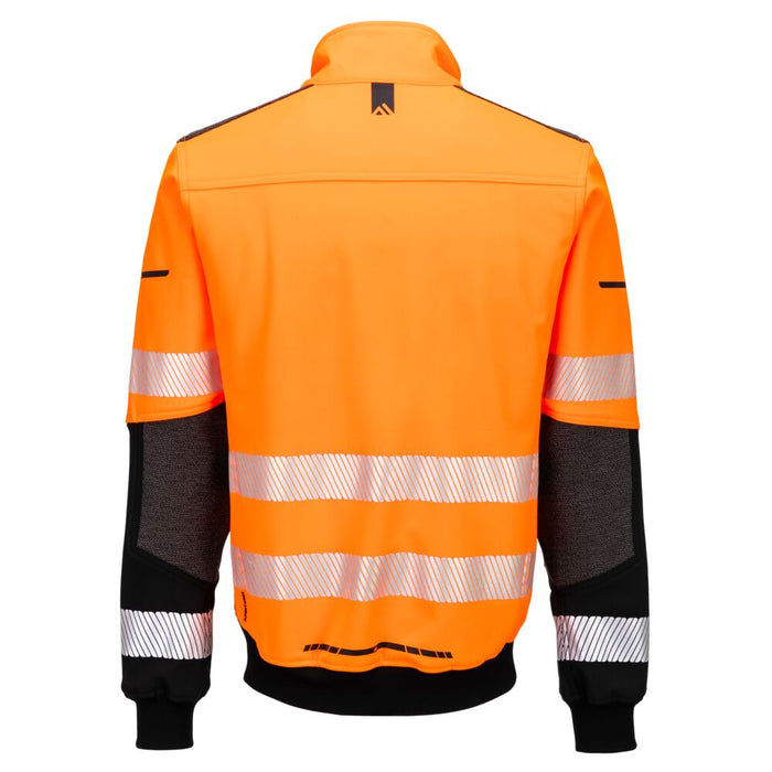 Portwest EV468 - EV4 Hi-Vis Softshell Bomber (3L) Orange/Black