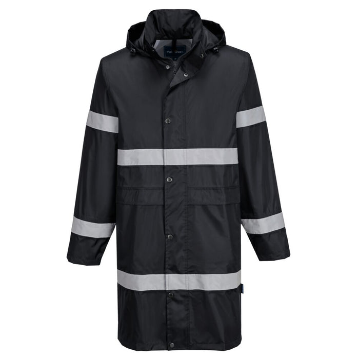 Portwest F437 - Iona Rain Jacket 100cm - Black