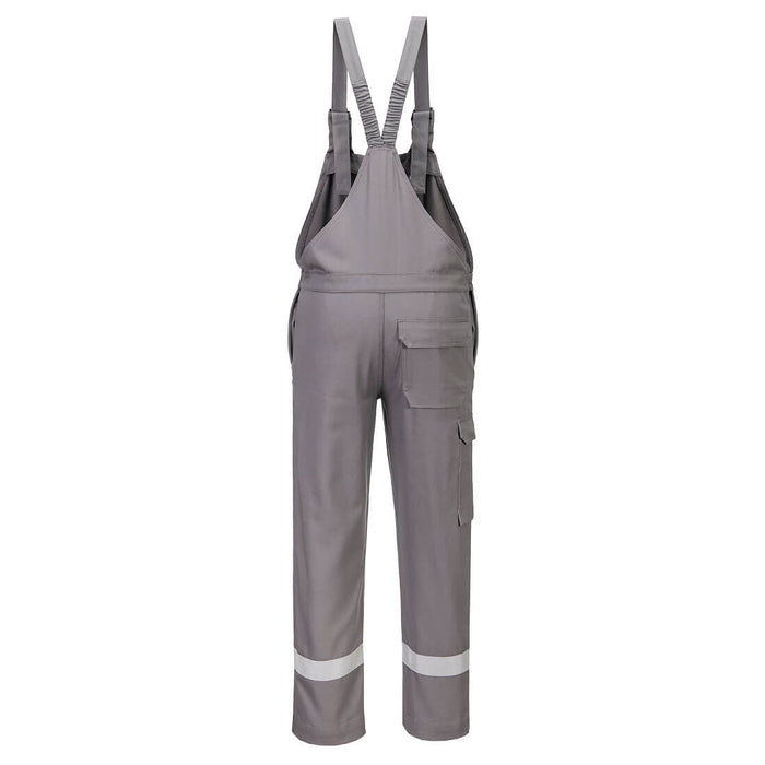 Portwest FR418 - Bizflame Work+ FR Bib and Brace - Grey