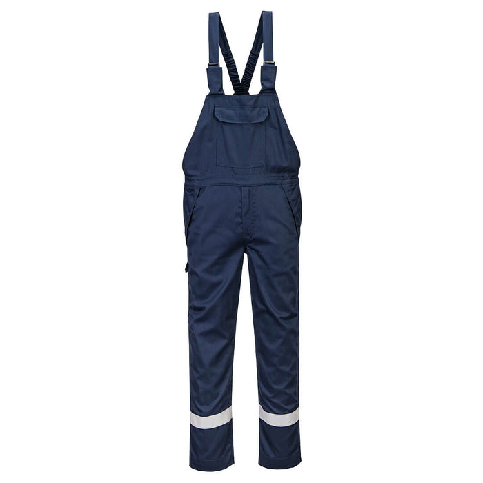 Portwest FR418 - Bizflame Work+ FR Bib and Brace - Navy