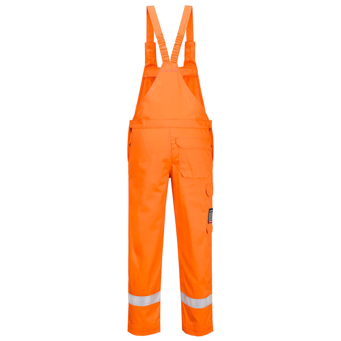 Portwest FR418 - Bizflame Work+ FR Bib and Brace - Orange