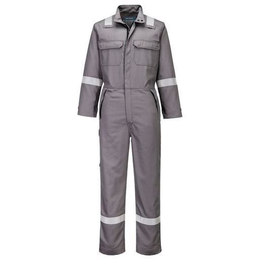 Portwest FR513 - Bizflame Work+ FR Coverall - Grey
