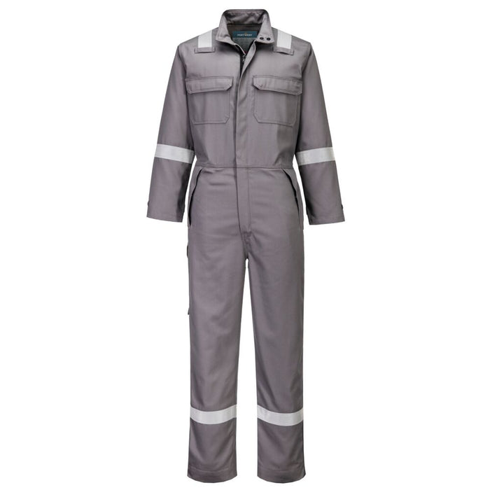 Portwest FR513 - Bizflame Work+ FR Coverall - Grey