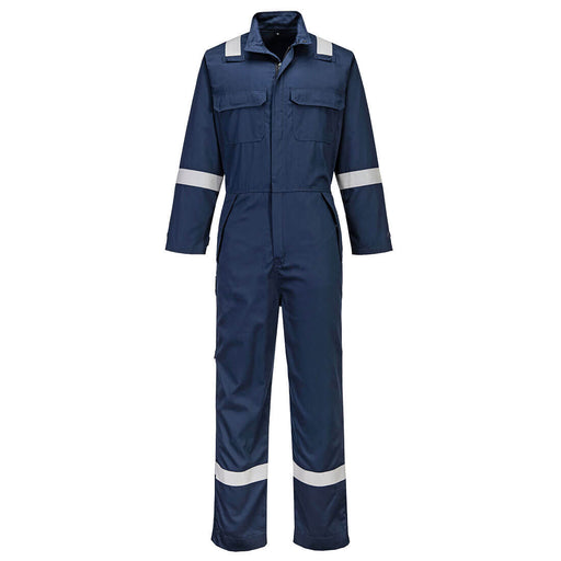 Portwest FR513 - Bizflame Work+ FR Coverall - Navy
