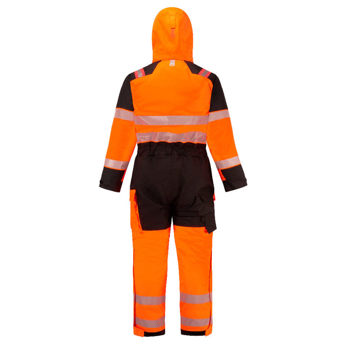 Portwest FR516 - PW3 Modaflame Rain+ Hi-Vis Multi-Norm FR Winter Coverall - Orange/Black