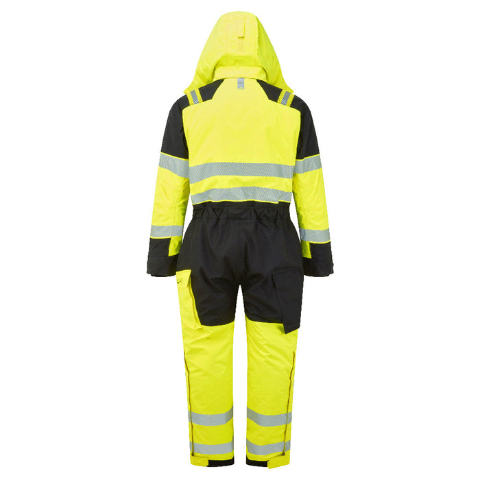 Portwest FR516 - PW3 Modaflame Rain+ Hi-Vis Multi-Norm FR Winter Coverall - Yellow/Black