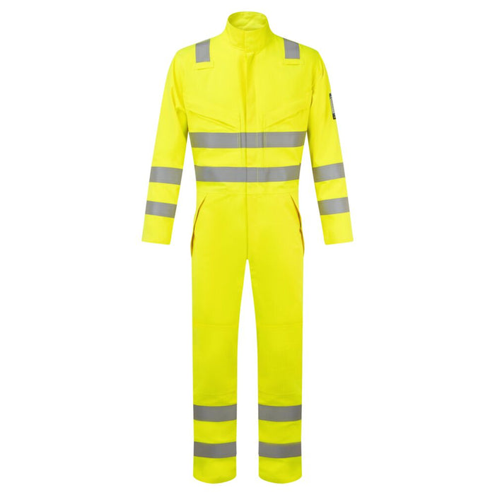 Portwest FR528 - Modaflame Work Hi-Vis Multi-Norm FR Coverall - Yellow
