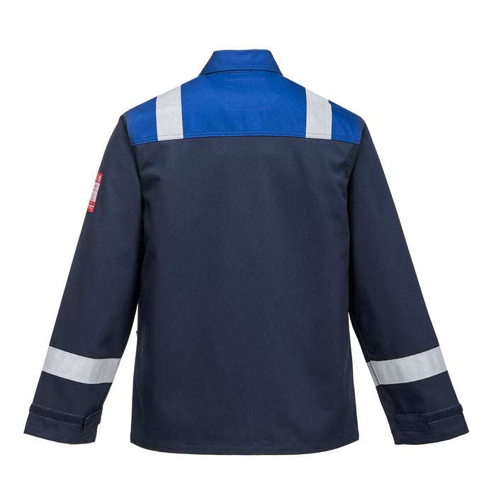 Portwest FR55 - Bizflame Work Two Tone FR Jacket - Navy/Royal