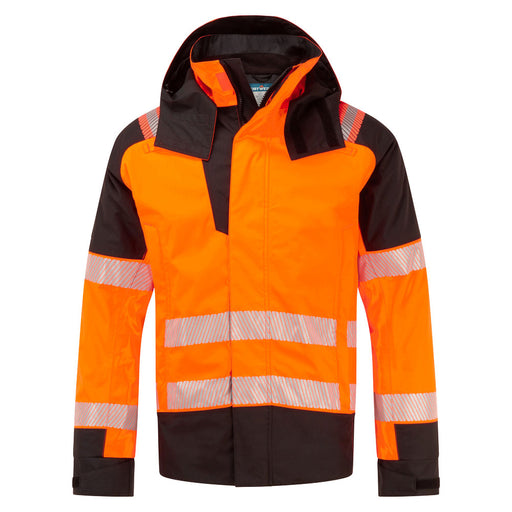 Portwest FR606 - PW3 Modaflame Rain+ Hi-Vis Multi-Norm FR Winter Jacket - Orange/Black