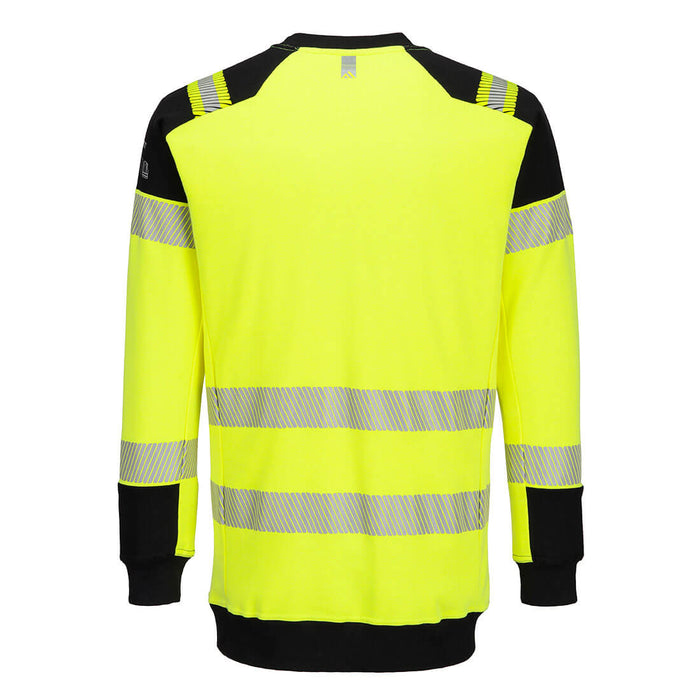 Portwest FR707 - PW3 Modaflame Knit Hi-Vis FR Sweatshirt - Yellow/Black