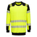 Portwest FR707 - PW3 Modaflame Knit Hi-Vis FR Sweatshirt - Yellow/Black