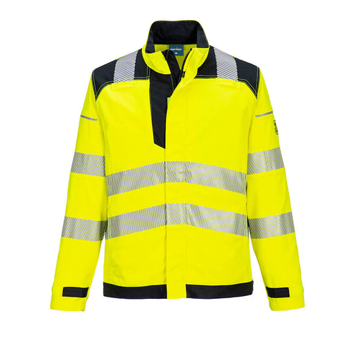 Portwest FR714 - PW3 Modaflame Work Hi-Vis Multi-Norm FR Jacket - Yellow/Black
