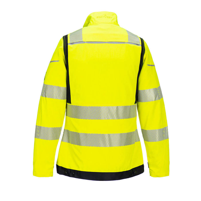 Portwest FR715 - PW3 Modaflame Work Hi-Vis Multi-Norm FR Women's Jacket - Yellow/Black