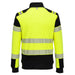 Portwest FR717 - PW3 Modaflame Knit Hi-Vis FR Full Zip Sweatshirt - Yellow/Black