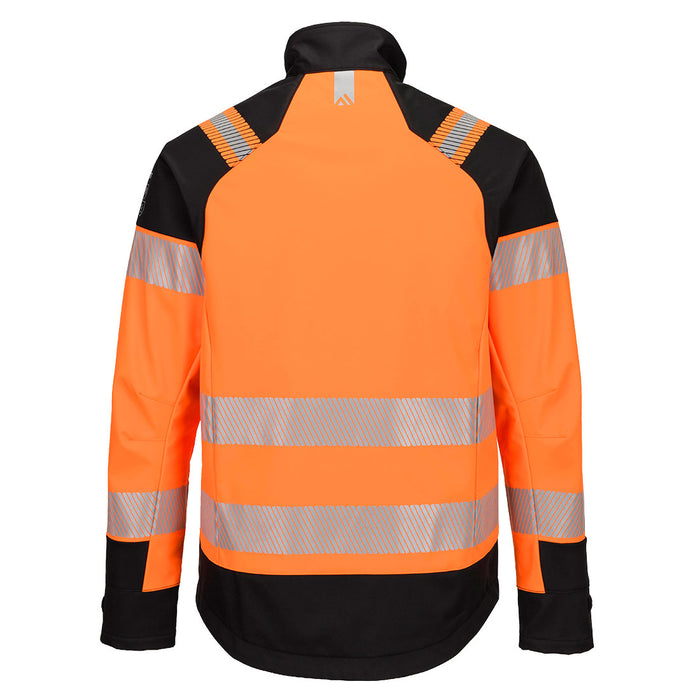 Portwest FR718 - PW3 Modaflame Softshell Hi-Vis Multi-Norm FR Jacket - Orange/Black