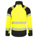 Portwest FR718 - PW3 Modaflame Softshell Hi-Vis Multi-Norm FR Jacket - Yellow/Black