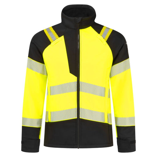 Portwest FR718 - PW3 Modaflame Softshell Hi-Vis Multi-Norm FR Jacket - Yellow/Black