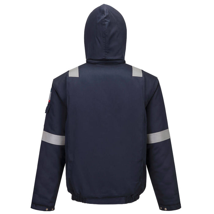 Portwest FR731 - Bizflame Work+ FR Insulated Bomber Jacket Navy