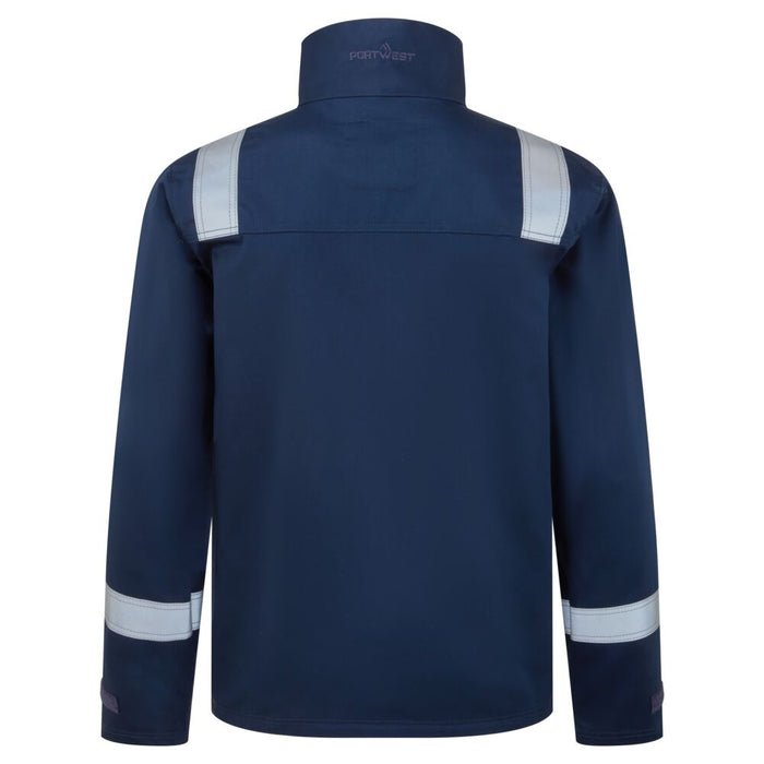 Portwest FR741 - Bizflame Work+ FR Jacket - Navy