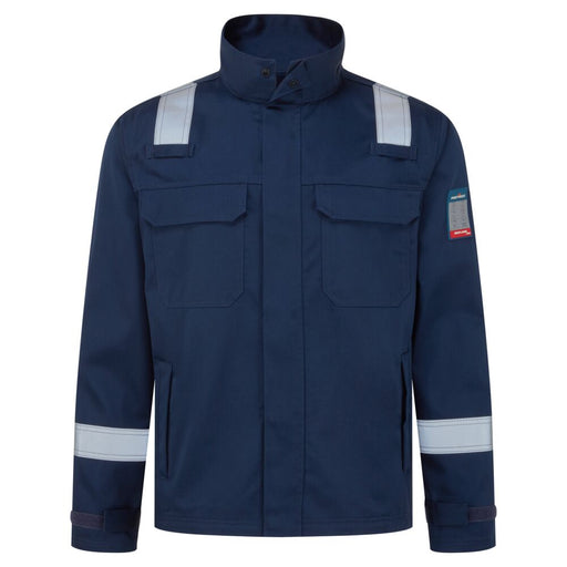 Portwest FR741 - Bizflame Work+ FR Jacket - Navy