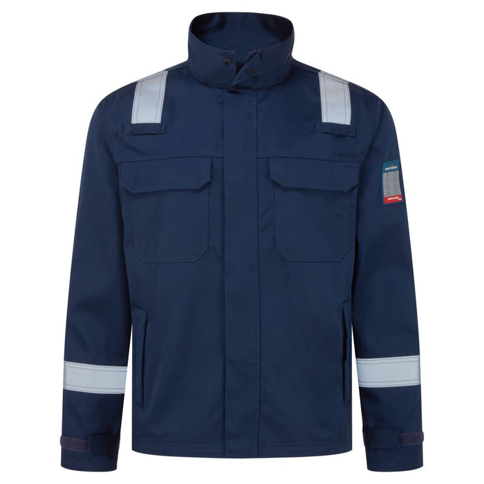 Portwest FR741 - Bizflame Work+ FR Jacket - Navy