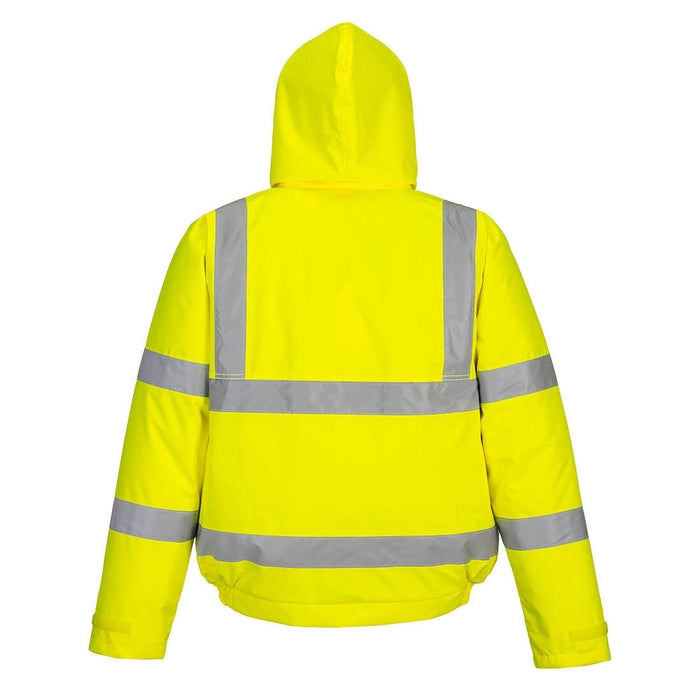 Portwest Hi-Vis Winter Bomber Jacket Yellow