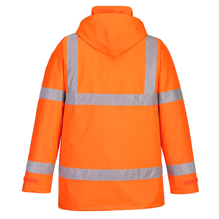 Portwest Hi-Vis Winter Traffic Jacket Orange