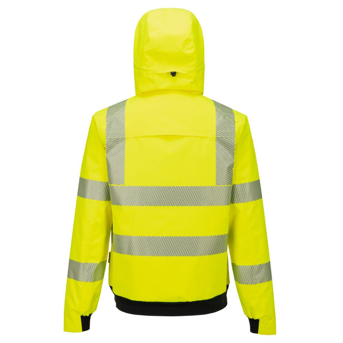 Portwest KX315 - KX3 Sport Hi-Vis Rain Bomber Yellow