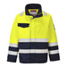 Portwest MV25 - Modaflame Work Hi-Vis Multi-Norm Contrast FR Jacket - Yellow/Navy