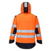 Portwest MV70 - Modaflame Rain+ Hi-Vis Multi-Norm Contrast FR Jacket - Orange/Navy