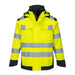 Portwest MV70 - Modaflame Rain+ Hi-Vis Multi-Norm Contrast FR Jacket - Yellow/Navy