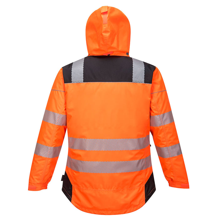 Portwest PW3 Hi-Vis Winter Jacket Orange/Black