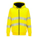 Portwest PW321 - PW321 Hi-Vis Zipped Winter Hoodie - Yellow