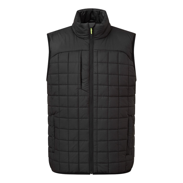 Portwest PW339 - PW3 Square Baffle Bodywarmer - Black