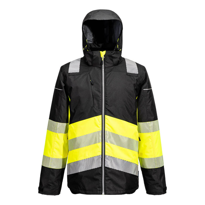 Portwest PW364 - PW3 Hi-Vis Class 1 Winter Jacket Yellow/Black