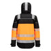 Portwest PW368 - PW3 Hi-Vis Class 1 Extreme Rain Jacket Orange/Black