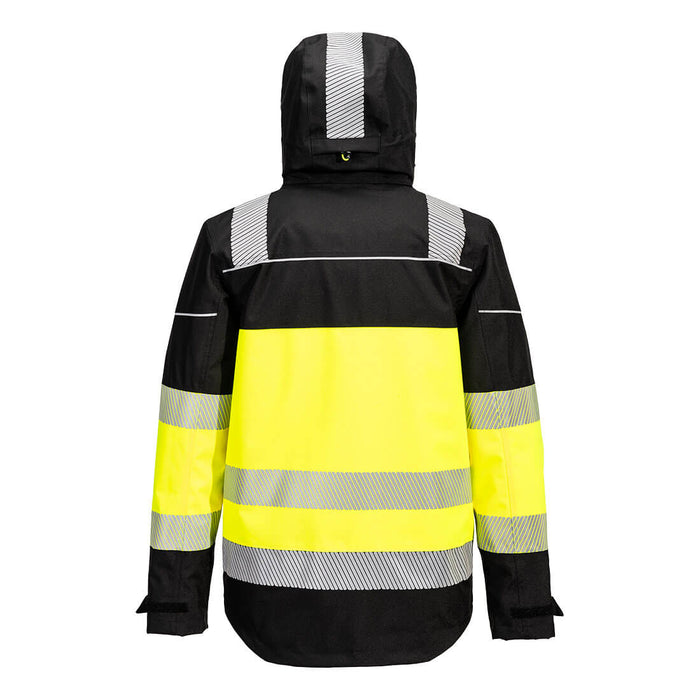 Portwest PW368 - PW3 Hi-Vis Class 1 Extreme Rain Jacket Yellow/Black