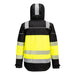 Portwest PW368 - PW3 Hi-Vis Class 1 Extreme Rain Jacket Yellow/Black