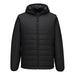 Portwest S608 - Professional Hooded Insulated Baffle Jacket - Black