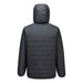 Portwest S608 - Professional Hooded Insulated Baffle Jacket - Metal Grey